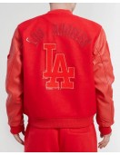 Los Angeles Dodgers Classic Triple Red Wool Varsity Jacket