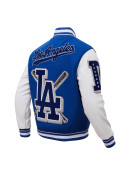 Los Angeles Dodgers Mash Up Blue Varsity Jacket