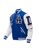 Los Angeles Dodgers Mash Up Blue Varsity Jacket