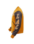 Los Angeles Lakers Classic Wool And Leather Varsity Jacket