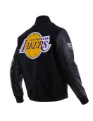 Los Angeles Lakers Gradient Logo Wool Varsity Jacket