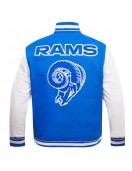 Los Angeles Rams Retro Classic Blue Varsity Jacket