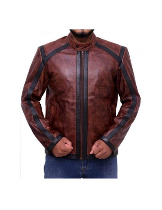 Lucifer TV Series Dan Espinoza Brown Leather Jacket