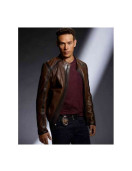 Lucifer TV Series Dan Espinoza Brown Leather Jacket