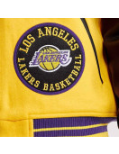 Mash Up Los Angeles Lakers Varsity Yellow and Black Jacket