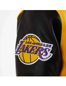 Mash Up Los Angeles Lakers Varsity Yellow and Black Jacket