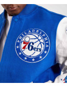 Mash Up Philadelphia 76ers Royal Varsity Jacket