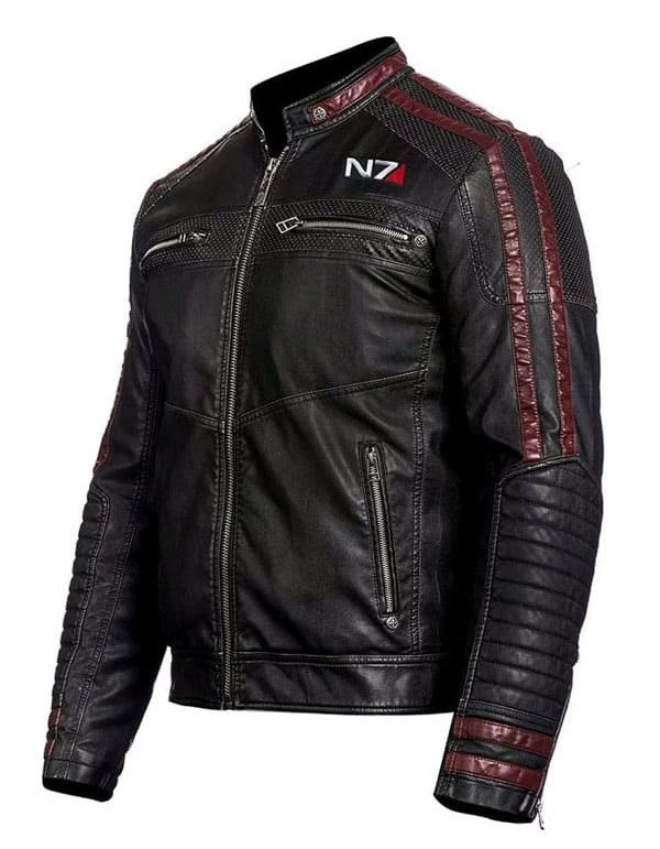 Mass Effect N7 Commander Shepard Leather Jacket