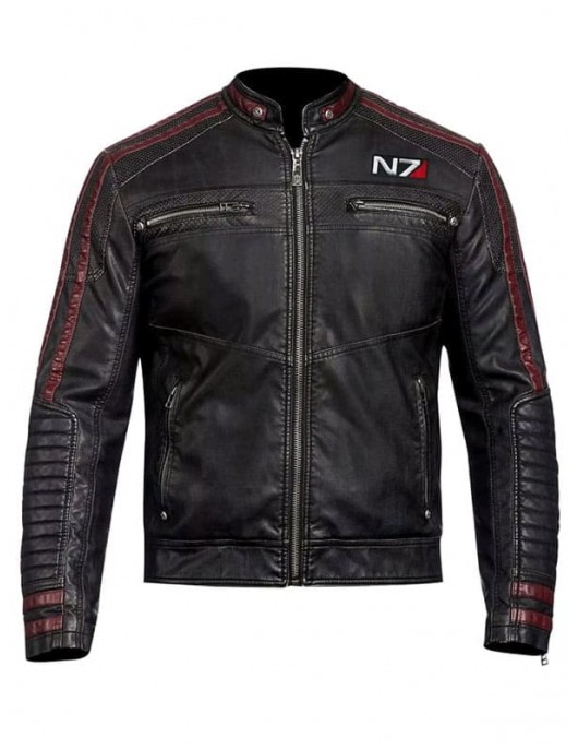 Mass Effect N7 Commander Shepard Leather Jacket