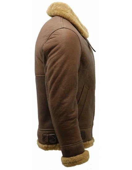 Men B3 Bomber Sheepskin Aviator Leather Jacket Men B3 Bomber Sheepskin Aviator Leather Jacket