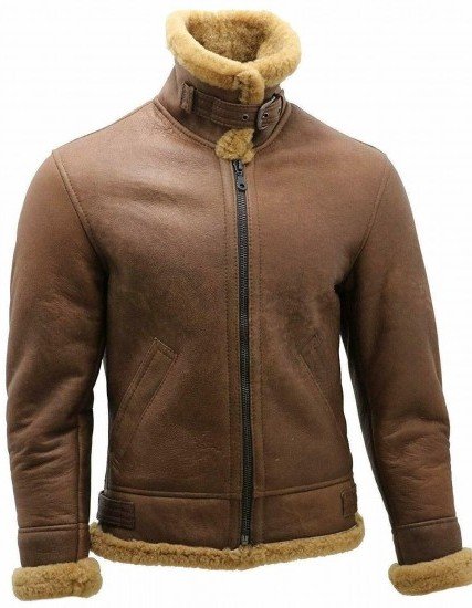 Men B3 Bomber Sheepskin Aviator Leather Jacket Men B3 Bomber Sheepskin Aviator Leather Jacket