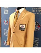 Men NFL Hall Of Fame Golden Jacket