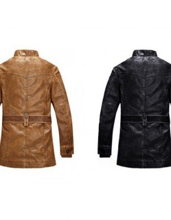 Men's Aviator Hunter Style Leather Jacket