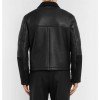 Men's Aviator Shearling Lined Leather And Suede Jacket Men's Aviator Shearling Lined Leather And Suede Jacket