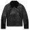 Men's Aviator Shearling Lined Leather And Suede Jacket