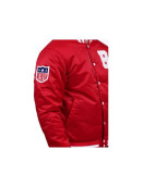 Men's Billionaire Boys Club Red Satin Jacket