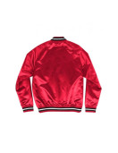 Men's Chicago Bulls Satin Bomber Jacket