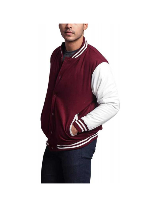 Men's Letterman Baseball Varsity Jacket