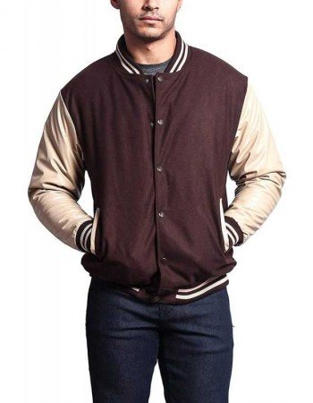Men's Letterman Baseball Varsity Jacket
