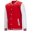 Men's Lightweight Varsity Rib Knit Bomber Jacket