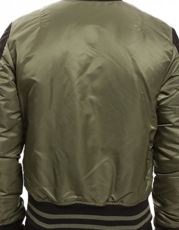 Men's MA‐1 Varsity Flight Satin Bomber Jacket Men's MA‐1 Varsity Flight Satin Bomber Jacket