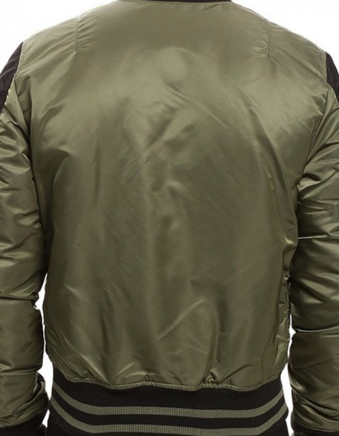 Men's MA‐1 Varsity Flight Satin Bomber Jacket Men's MA‐1 Varsity Flight Satin Bomber Jacket