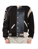 Men's Maison Margiela Varsity Bomber Black Jacket