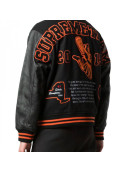 Men's Supreme Team Letterman Varsity Jacket