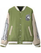 Men's Varsity CZ Editorial Department Baseball Wool Jacket