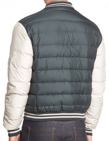 Men's Varsity Moncler Puffer Bomber Jacket Men's Varsity Moncler Puffer Bomber Jacket
