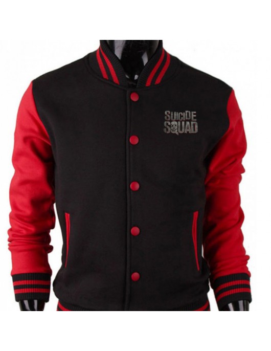 Men's Varsity Suicide Squad Letterman Jacket