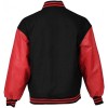 Mens Baseball Corvette Varsity Round Collar Bomber Letterman Jacket