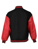 Mens Baseball Corvette Varsity Round Collar Bomber Letterman Jacket