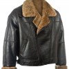 Mens Black Sheepskin Leather Jacket Mens Black Sheepskin Leather Jacket