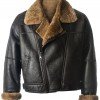 Mens Black Sheepskin Leather Jacket Mens Black Sheepskin Leather Jacket