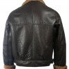 Mens Black Sheepskin Leather Jacket Mens Black Sheepskin Leather Jacket