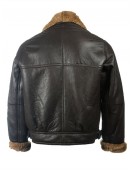 Mens Black Sheepskin Leather Jacket