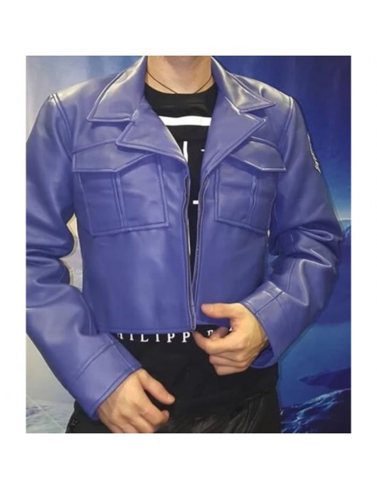 Mens Future Trunks Dragon Ball Leather Jacket