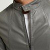 Mens Grey Leather Jacket Mens Grey Leather Jacket