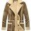  Mens Reacher Style Brown Suede Leather Coat