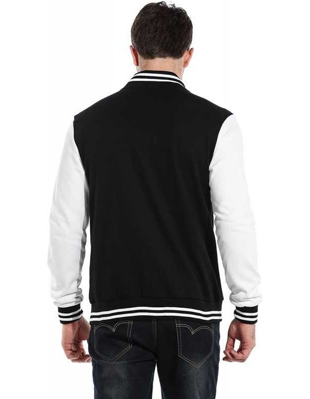 Mens Slim Fit Varsity Baseball Jacket