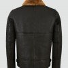 Mens Traditional Shearling Leather Jacket Mens Traditional Shearling Leather Jacket