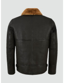 Mens Traditional Shearling Leather Jacket