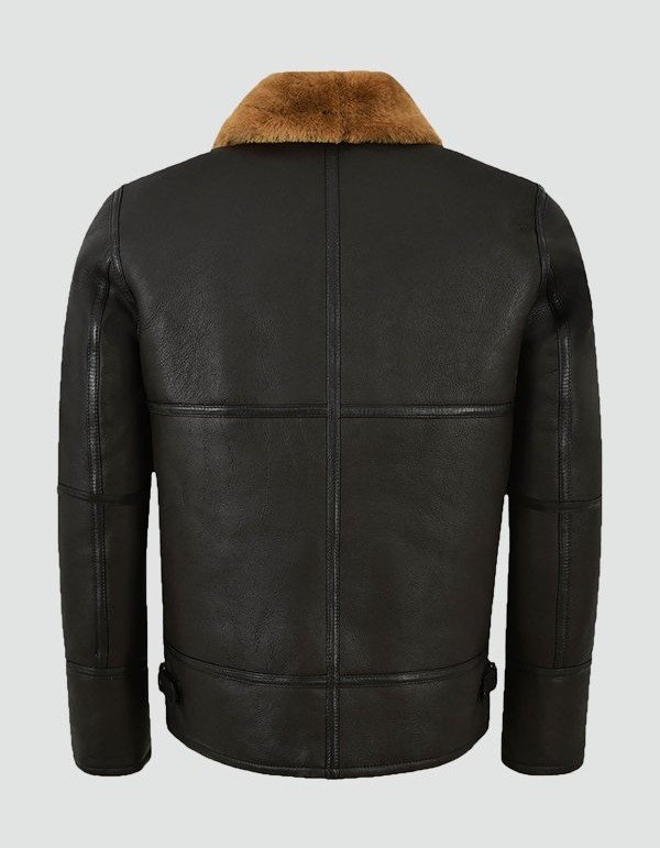 Mens Traditional Shearling Leather Jacket Mens Traditional Shearling Leather Jacket