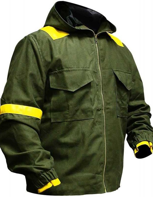 Mens Twenty One Green Hoodie Cotton Tracksuit Jacket