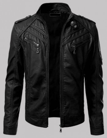 Men’s Black Slim Fit Jacket