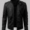 Men’s Black Slim Fit Jacket