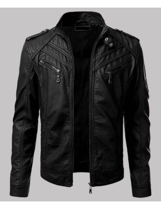 Men’s Black Slim Fit Jacket