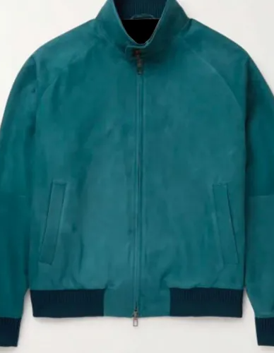 Men’s Bomber Rain System Piana Suede Jacket Men’s Bomber Rain System Piana Suede Jacket