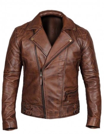 Men’s Brown Motorcycle Jacket